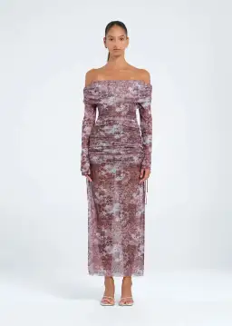 Benni Blaire Midi Dress Antique Fleur Size AU 8 for rent on The Volte - image 1