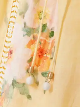 Zimmermann Everley Lace Slip Midi Dress Yellow Size 4 / AU 16 for rent on The Volte - image 7