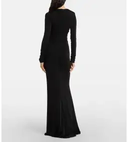 Rebecca Vallance Domenica Cutout Gown in Black Size 8 for rent on The Volte - image 2