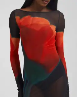 Rat and Boa Juniper Dress in Tulip Print Size M / AU Size 10  for rent on The Volte - image 2