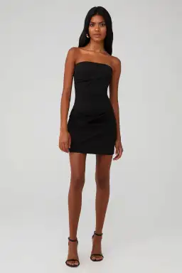 Bec & Bridge Zelie Strapless Mini Dress Black Size AU 8 for rent on The Volte - image 1