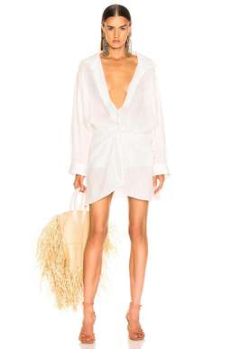 Jacquemus la robe alassio dress size 8 for rent on The Volte - image 1
