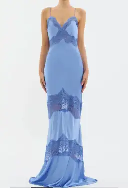 Rebecca Vallance Larisa Maxi Dress Blue Size XS / AU 6 for rent on The Volte - image 1