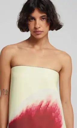 Rat & Boa Antheia Dress Cream Print Size 8 for rent on The Volte - image 2