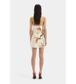 Sir the Label Constance Tie Mini Dress Iris Floral Size 2 / AU 10 for rent on The Volte - image 3