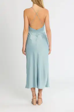 Pasduchas Beau twist Midi Dress AU 12 for rent on The Volte - image 3