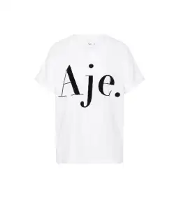 Aje Beyond Embellished Logo Tee Size XS/6 for rent on The Volte - image 4