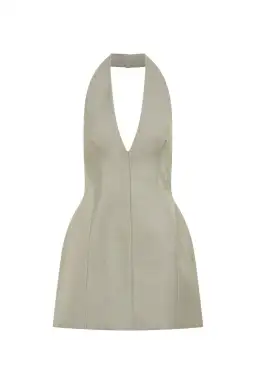 Camilla and Marc Pompidou Mini Dress Olive Marle Size 10 for rent on The Volte - image 4