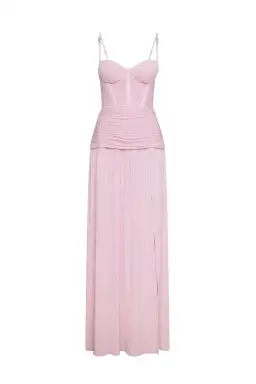 Manning Cartell Double Time Pleat Dress Hydrangea Pink Size 14 for rent on The Volte - image 7