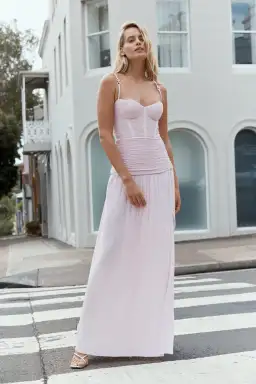 Manning Cartell Double Time Pleat Dress Hydrangea Pink Size 14 for rent on The Volte - image 5