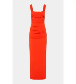 Sir the Label Dahlia Balconette Gown in Tangerine Red Size AU 8 for rent on The Volte - image 4