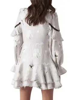 Aje Fiona Wrap Dress Print