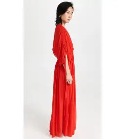 Lee Mathews Ines Dress Raspberry Size 10/M for rent on The Volte - image 4