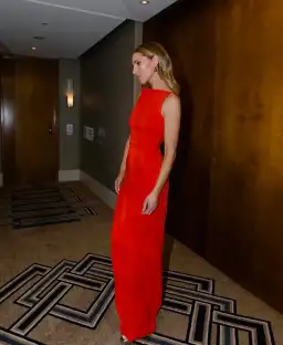 Effie Kats Verona Gown Red Size AU 6 for rent on The Volte - image 5