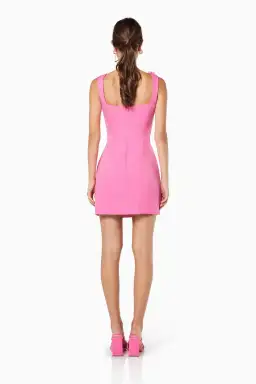 Elliatt Trompe 3D Floral Mini Dress Pink Size 6 for rent on The Volte - image 3