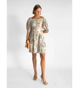 Zimmermann Fleeting Flip Mini Dress Mint Floral Size 12 for rent on The Volte - image 1