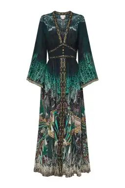 Camilla Kimono Sleeve Dress With Shirring Detail Fitzgeralds Flapper Size M for rent on The Volte - image 3