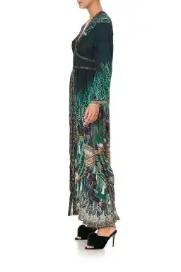 Camilla Kimono Sleeve Dress With Shirring Detail Fitzgeralds Flapper Size M for rent on The Volte - image 4