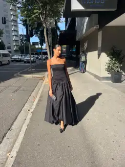 Aje Violette Bubble Hem Maxi Dress Size 8 for rent on The Volte - image 2