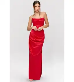 House of CB Adrienne Maxi Dress Red Size M/AU 10 for rent on The Volte - image 1
