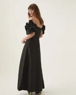 Aje Etta Midi Dress Black Size 12 for rent on The Volte - image 2