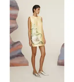 Alemais Sol Mini Dress Yellow Size 12 for rent on The Volte - image 1