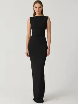 Effie Kats Verona Gown Black Size M/10 for rent on The Volte - image 1