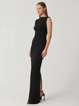 Effie Kats Verona Gown Black Size L/12 for rent on The Volte - image 2
