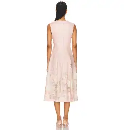 Zimmermann Waverly Plunge Midi Dress Floral Size 0 / AU 8 for rent on The Volte - image 3