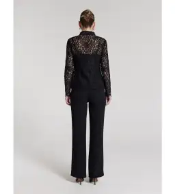 Perri Cutten Como Lace Shirt Black Size AU 6 for rent on The Volte - image 3