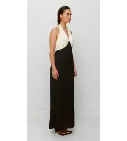 The Wolf Gang Oahu Slip Dress Noir size AU 12 for rent on The Volte - image 3