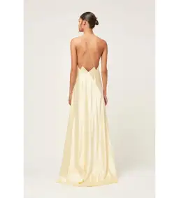 Michael Lo Sordo Bond 007 Paloma Dress Pale Yellow Size 6/XS for rent on The Volte - image 3