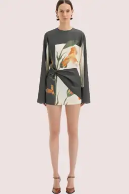 Sir The Label Constance Mini Dress Print Size 12 for rent on The Volte - image 1