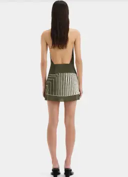 SIR The Label Leilana Mini Dress Garden Stripe Size AU 8 for rent on The Volte - image 2