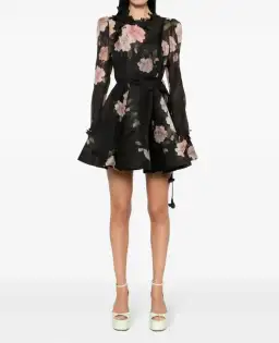Zimmermann The Natura Lift off Mini Dress Size 0 / AU 8 for rent on The Volte - image 1