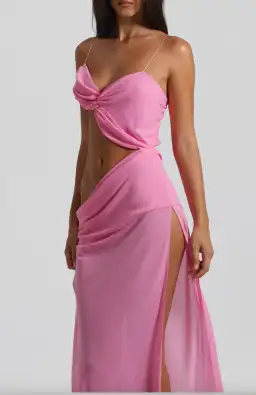 Natalie Rolt Dahlia Dress in Pink Size 8 for rent on The Volte - image 2