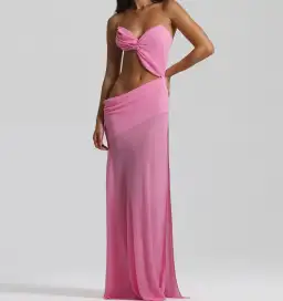 Natalie Rolt Dahlia Dress in Pink Size 8 for rent on The Volte - image 1