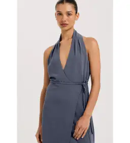 Henne Vida Maxi Dress Slate Size AU 6 for rent on The Volte - image 3