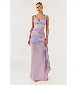 She is Olla Ariel Maxi Dress Lavender Size AU 8 for rent on The Volte - image 5