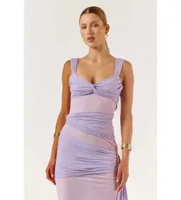 She is Olla Ariel Maxi Dress Lavender Size AU 8 for rent on The Volte - image 4