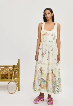 Alemais Anouk Ballet Sundress Print Size AU 8