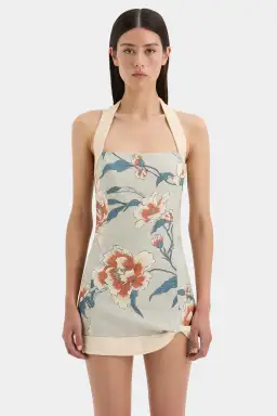 Sir the Label Roisin Mini Dress in Bloom Floral Size 0 / AU 6 for rent on The Volte - image 2