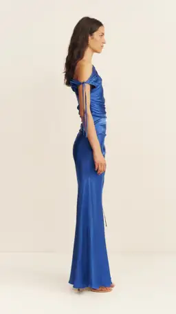 Shona Joy - Tatum Gathered Maxi Dress In Ultramarine - Size 10 for rent on The Volte - image 3