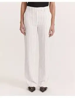 DHARMA PINSTRIPE WIDE LEG PANT