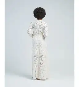 Zimmermann Matchmaker Lace Sheath Dress Cream Size 2/AU 12 for rent on The Volte - image 5