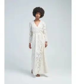 Zimmermann Matchmaker Lace Sheath Dress Cream Size 2/AU 12 for rent on The Volte - image 1