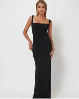 Effie Kats Helena Gown in Black Size XS / AU 6