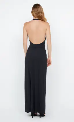 Bec and Bridge Tillie Drape Maxi Dress Black Size 8 for rent on The Volte - image 2