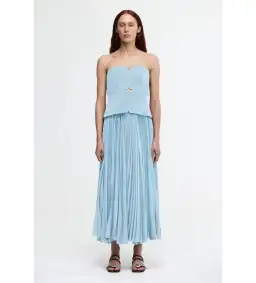 Acler Avonlea Midi Dress Celeste Blue Size 8 for rent on The Volte - image 3