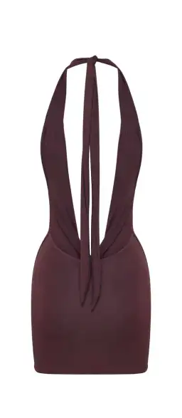 Saboa Bembe Mini Dress Espresso Size AU 8 for rent on The Volte - image 2